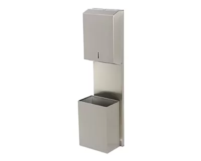 COMBINED PAPER TOWEL DISPENSER (WITH TRASHCAN)